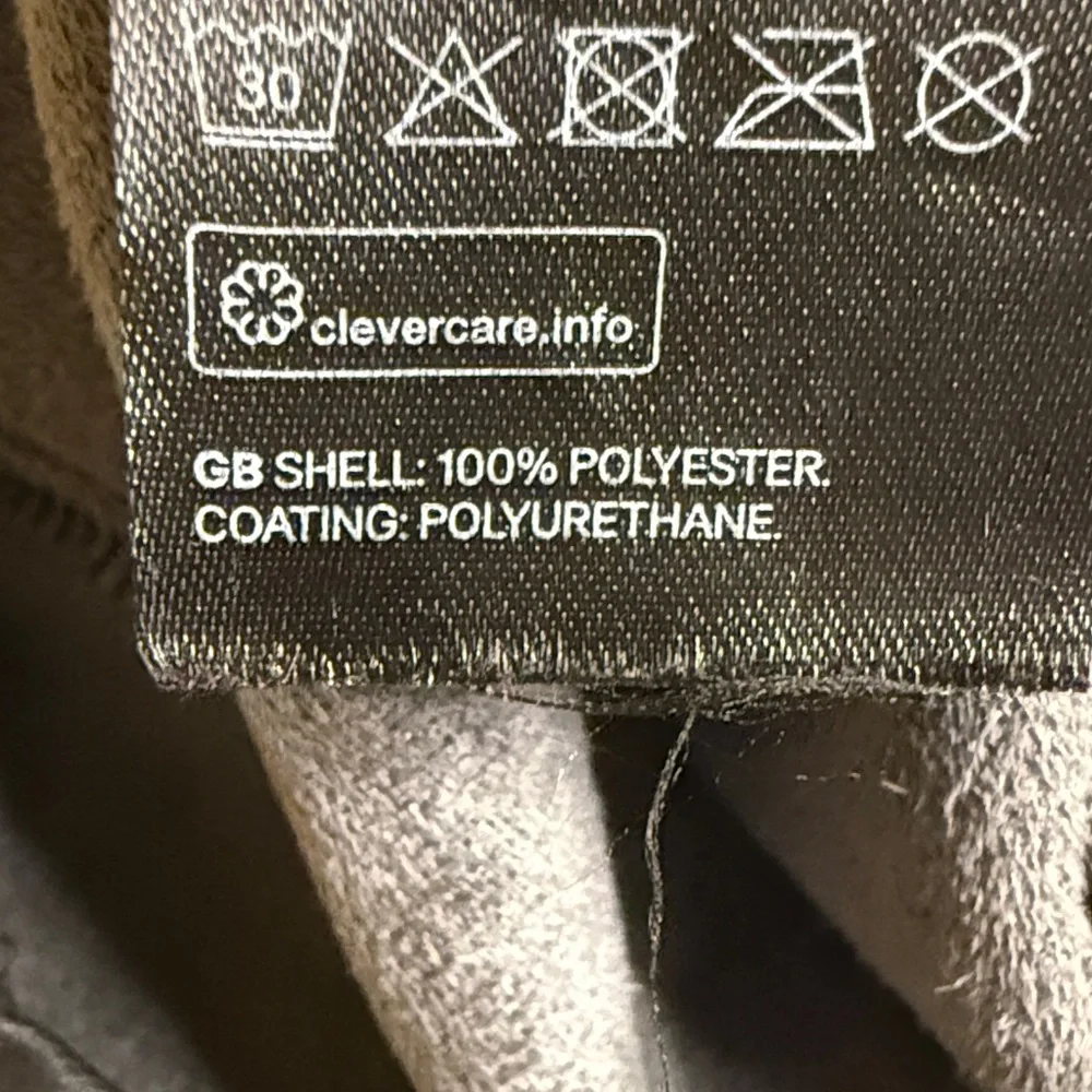 H&M Black Leather Pants size 14